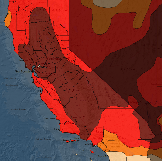 A Dry Year In California
